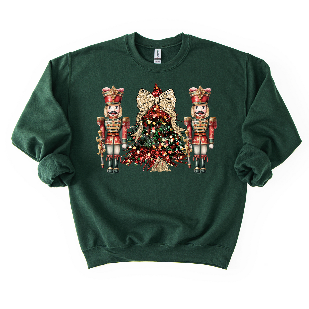 Faux Sequin Nutcrackers