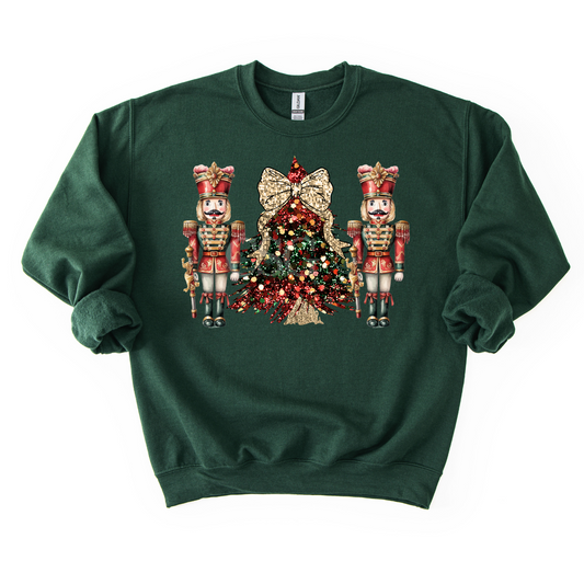 Faux Sequin Nutcrackers