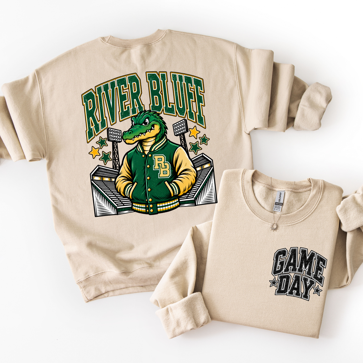 River Bluff Football Mascot Sweatshirt- ADULT
