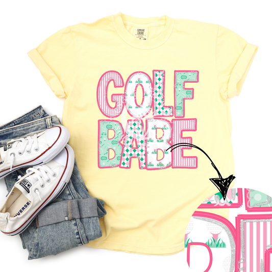 Golf babe-png