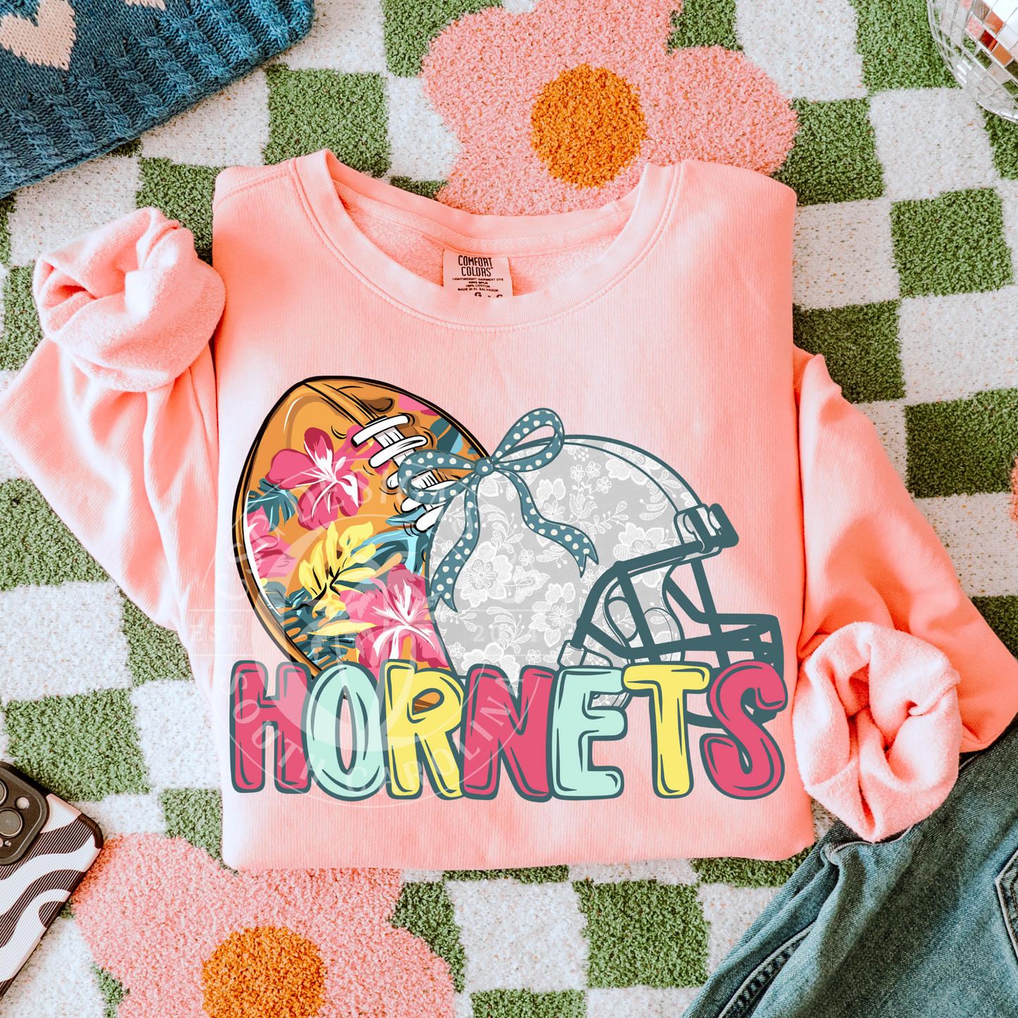Hornets-Floral Football Mascot