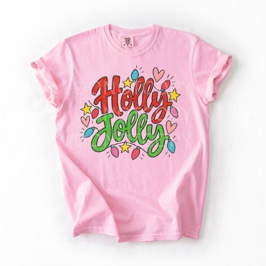 Holly Jolly Doodle Tshirt