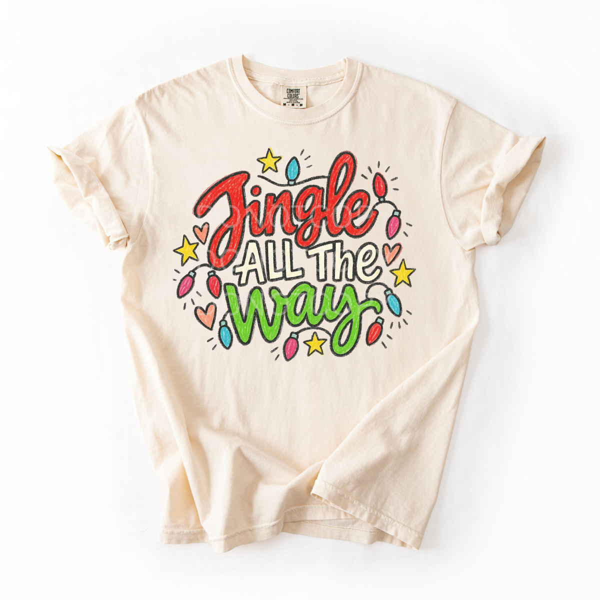 Jingle All The Way Doodle- Tshirt