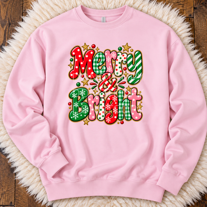 Merry & Bright- Doodle Sweatshirt