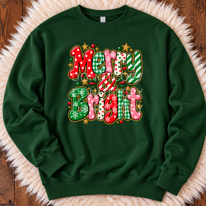 Merry & Bright- Doodle Sweatshirt