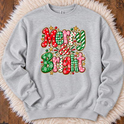 Merry & Bright- Doodle Sweatshirt