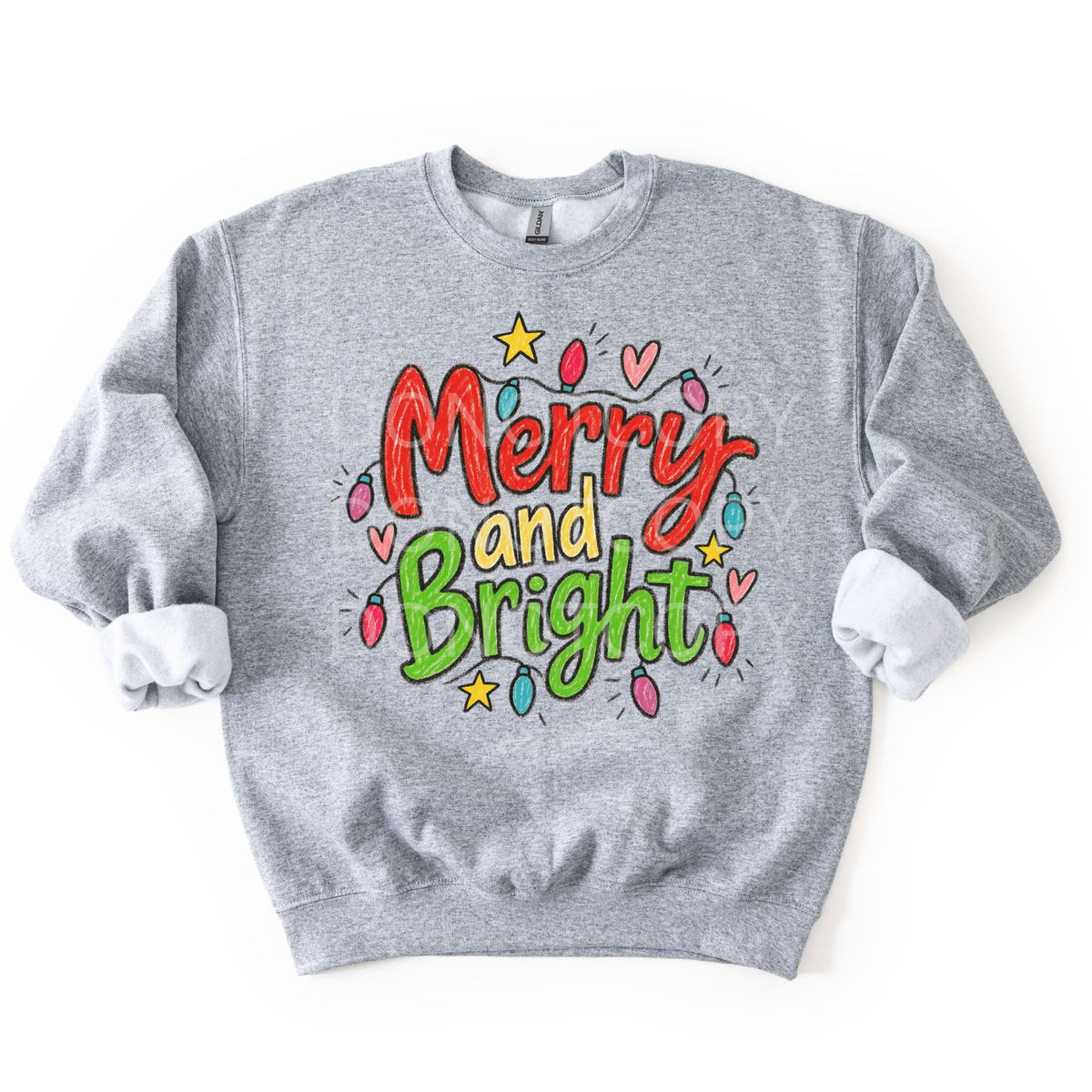 Merry & Bright Doodle Sweatshirt