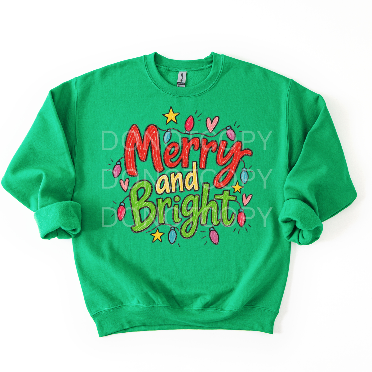 Merry & Bright Doodle Sweatshirt