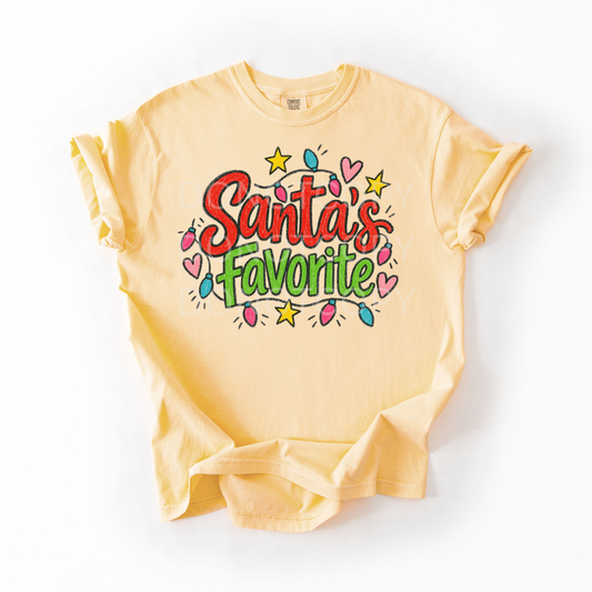 Santa's Favorite Doodle- Tshirt