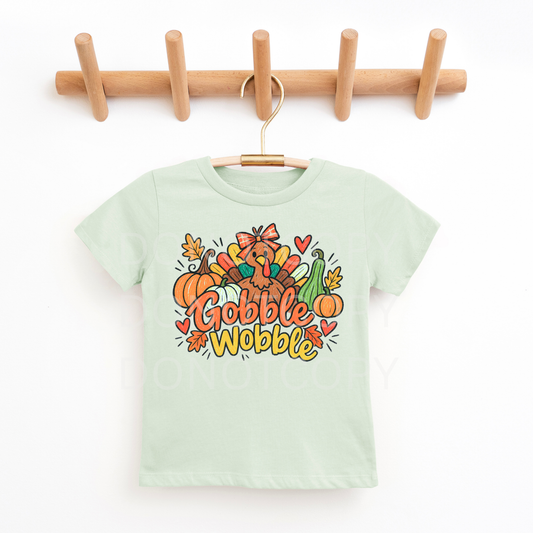 Gobble Wobble Girl Turkey- YOUTH