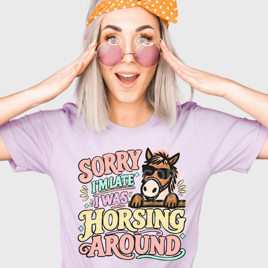 Horsing Around- PNG
