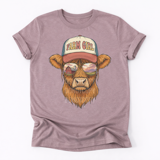 Farm Girl Highland Cow- Complete