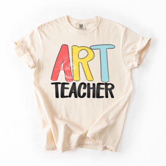 ART TEACHER- RETRO-PNG