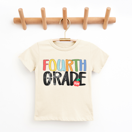 FOURTH GRADE- RETRO-PNG