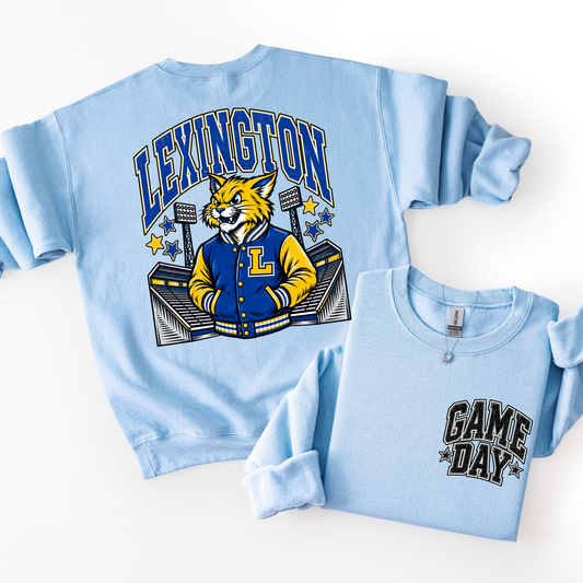 Lexington Football Mascot Sweatshirt- ADULT