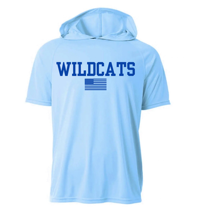 Wildcats Performance Hooded Tee- Youth & Adult