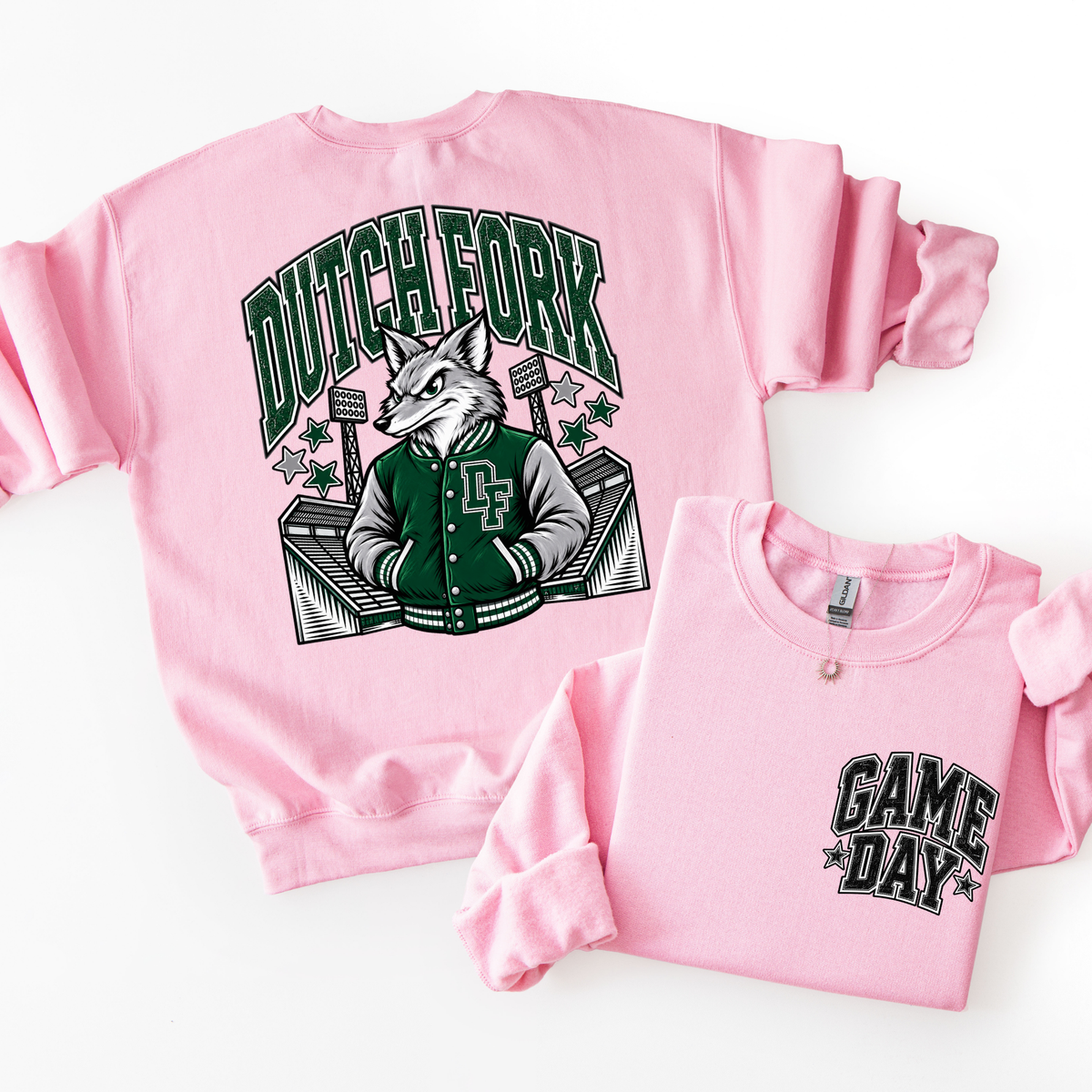 Dutch Fork Football Mascot Sweatshirt- ADULT