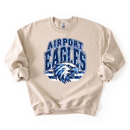 Airport Vintage Mascot Sweatshirt- ADULT