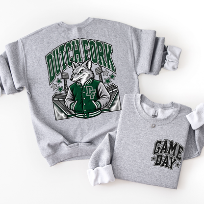 Dutch Fork Football Mascot Sweatshirt- ADULT