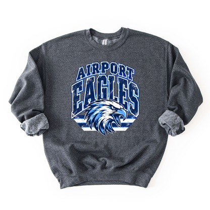 Airport Vintage Mascot Sweatshirt- ADULT