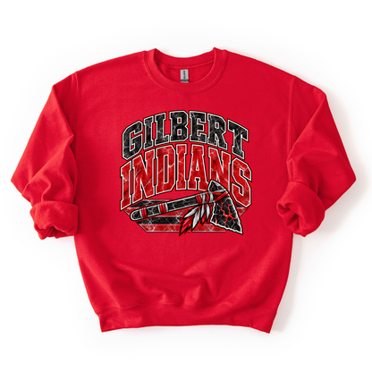 Gilbert Vintage Mascot Sweatshirt- ADULT