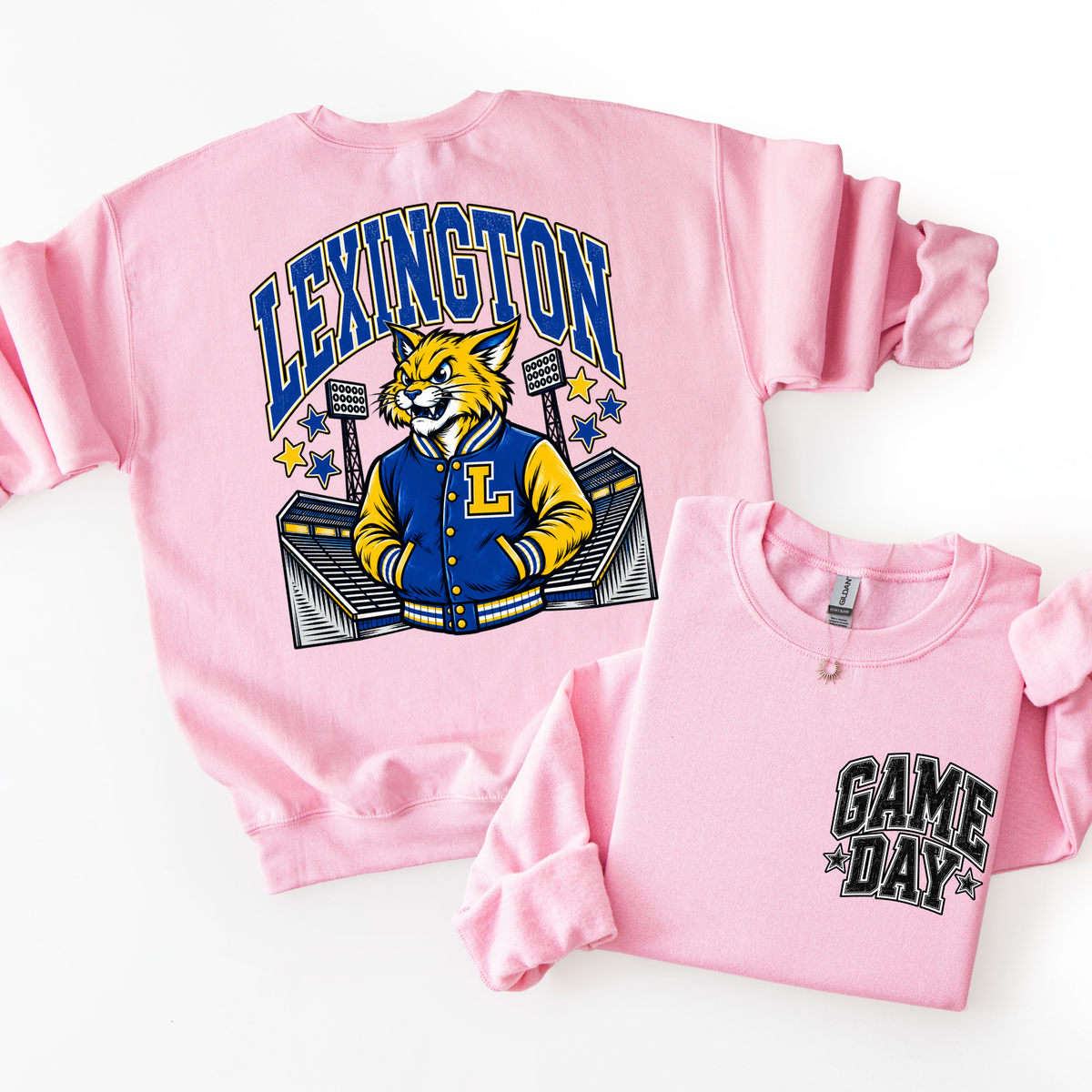 Lexington Football Mascot Sweatshirt- ADULT