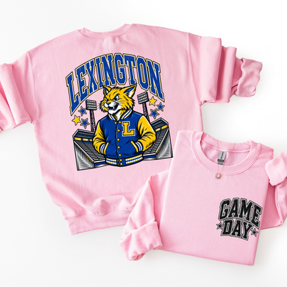Lexington Football Mascot Sweatshirt- ADULT