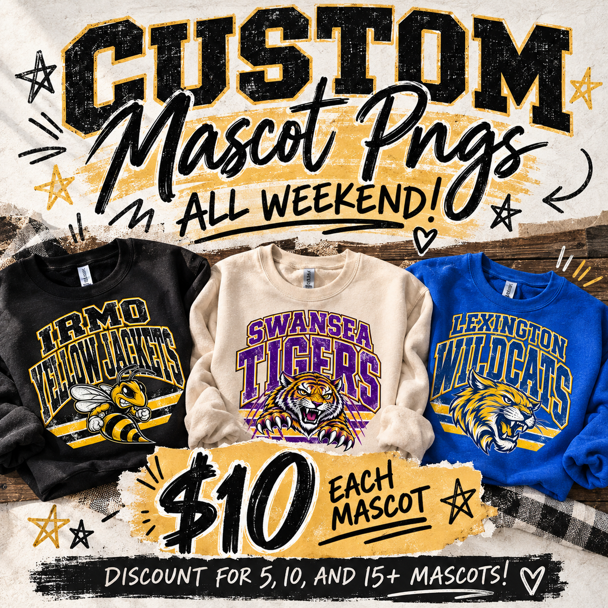 CUSTOM MASCOT PNG