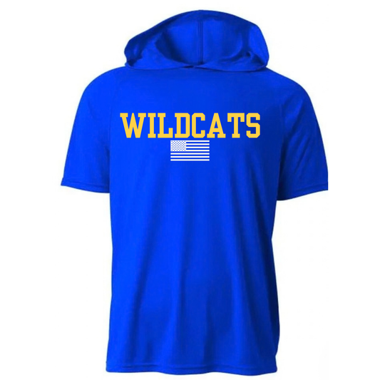 Wildcats Performance Hooded Tee- Youth & Adult