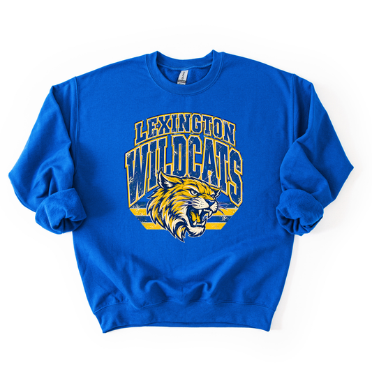 Lexington Vintage Mascot Sweatshirt- ADULT