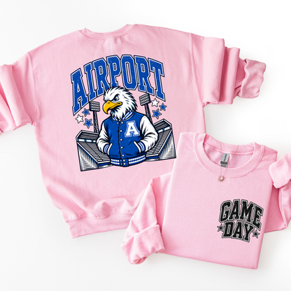 Airport Football Mascot Sweatshirt- ADULT