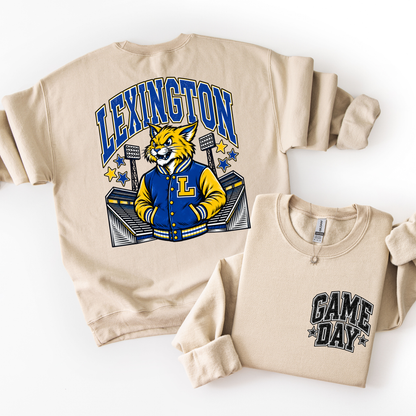 Lexington Football Mascot Sweatshirt- ADULT